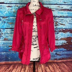 White House Black Market hot pink jacket